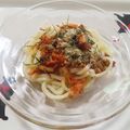 よちりん's cooksnap of when they made 納豆キムチ　ぶっかけうどん.