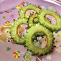 ムーヒツジ's cooksnap of when they made ゴーヤ種ごと素揚げ！.
