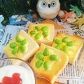 虹色♪︎ちゅーりっぷ's cooksnap of when they made ♡枝豆とマヨコーンお花トースト♡.