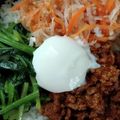 シビリキン's cooksnap of when they made スキレットで！石焼きビビンパ風.