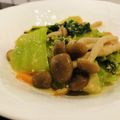 わか★'s cooksnap of when they made 青梗菜の明太クリーム煮.