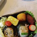 ＭＯＭＯＮＡＢＥ's cooksnap of when they made 簡単！鬼滅の刃　炭治郎&ねずこ風キャラ弁.