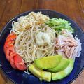 Nilmini's cooksnap of when they made パスタで♡冷やし中華.