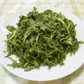papepo☆'s cooksnap of when they made 春菊と胡麻のわさび醤油サラダ.