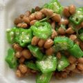 ぐりtoぐら's cooksnap of when they made 簡単☆オクラ納豆.