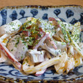 パジパジ's cooksnap of when they made ＊いかとアスパラのマヨ醤油✿和え＊.