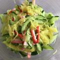 おのみちゃん's cooksnap of when they made そうめん瓜とカニかまでさっぱり酢の物.