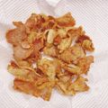 ゆにこーん☆'s cooksnap of when they made 鶏皮の勝手に素揚げ(*^^*)/.
