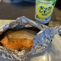 たまゴン♪'s cooksnap of when they made お手軽サーモンのホイル焼き＊BBQにも♪.