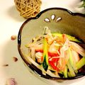 柚子♡⸝⸝⸝'s cooksnap of when they made キュウリとモヤシの酢の物☆.