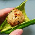 NAOばあさん's cooksnap of when they made 孤独のグルメ☆鶏塩つくねのピーマンのせ.