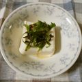 violets's cooksnap of when they made 塩昆布ピリ辛冷奴.