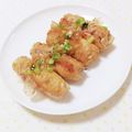 まあまま☆0403's cooksnap of when they made 塩揉みキャベツでお好み焼き風肉巻き.