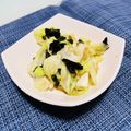みぎわ's cooksnap of when they made キャベツとわかめのごまポン柚子胡椒和え.