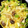 seacomet's cooksnap of when they made キャベツと鯖缶の卵とじ.