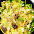 seacomet's cooksnap of when they made キャベツと鯖缶の卵とじ.