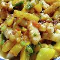 cyobindish's cooksnap of when they made イカとズッキーニの辛み炒め.