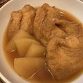 ダンカバー母's cooksnap of when they made 豆腐の鶏ひき肉入り♡油揚げの巾着煮♡.