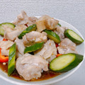 クックV345MI☆'s cooksnap of when they made もやし&きゅうり☆茹で鶏の中華風.