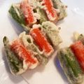 ☆ドキンちゃん☆”'s cooksnap of when they made オクラとカニカマの天ぷら.