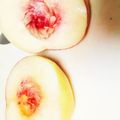 ちーずけぇき☆'s cooksnap of when they made パカッときれいな桃の切り方.