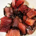 たかともしゃん's cooksnap of when they made ☆まぐろの塩昆布づけ☆.