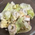 USACO66's cooksnap of when they made 玉子とちくわの和風レタスサラダ.