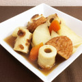 horseland's cooksnap of when they made 三浦大根と竹輪・野菜天ぷらの煮物.