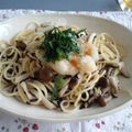 midoma_rin's cooksnap of when they made 混ぜるだけ❤キノコと塩コンブの和風パスタ.