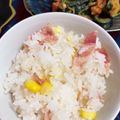まゆpiyo's cooksnap of when they made 炊飯器で簡単♪洋風とうもろこし飯＆ピラフ.