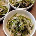 ばたみそーぱん☆'s cooksnap of when they made 簡単１品✿切り昆布とモヤシの梅肉和え✿.