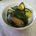うぐいす♪'s cooksnap of when they made １分で簡単♪ごま油香る塩昆布きゅうり.