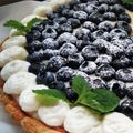 じょじょネコ's cooksnap of when they made 簡単Wクリームのブルーベリータルト☆.