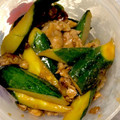 さんすけママ☆'s cooksnap of when they made きゅうりと豚こまの簡単炒め.