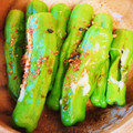 りぬぱん's cooksnap of when they made レンジで簡単！おつまみシシトウ.