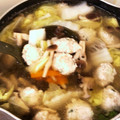 ☆ayami☆26's cooksnap of when they made たっぷりきのこと白菜と鶏つくねのスープ.