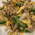 sava1125's cooksnap of when they made 沖縄料理屋で学んだ＊ゴーヤーチャンプルー.