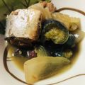 よしリンゴＣＰ's cooksnap of when they made レンジ７分！新玉ねぎなすさば缶みそ煮込み.
