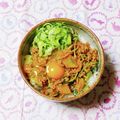 カレンガール's cooksnap of when they made 簡単★豆苗ともやしのビビンバ風丼✿.