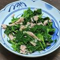 mrpostman's cooksnap of when they made モロヘイヤとツナのお浸し.