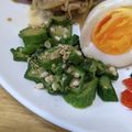 クックLMHAO7☆'s cooksnap of when they made 冷凍おくらの炒め物！！おつまみに最高！！.