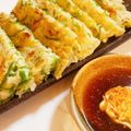 1cchie's cooksnap of when they made 大量消費！ししとう＆ピーマンチーズチヂミ.