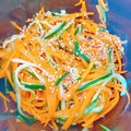プー♡'s cooksnap of when they made きゅうりとにんじんの簡単和え物.