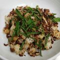 ゆりYO船長's cooksnap of when they made 焼き肉のタレで★大葉ひき肉チャーハン.