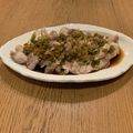 nonchiyasu's cooksnap of when they made 鳥もも肉レンジ蒸し、酢を使ってさっぱり！.