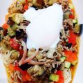 咲わんこ's cooksnap of when they made ひき肉と夏野菜！アレンジ 冷やし中華.