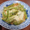 さくら咲く★'s cooksnap of when they made シシトウの味噌マヨチーズ.