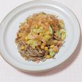 まあまま☆0403's cooksnap of when they made 焼き蕎麦＊コーン入り＊簡単.