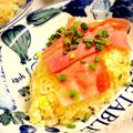 柚子♡⸝⸝⸝'s cooksnap of when they made ベーコンどーんっ♡とのっけたパラパラ炒飯.