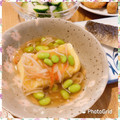 nakamucchi's cooksnap of when they made 和風餡かけで☆豪華一品♪餡かけ出し巻き卵.